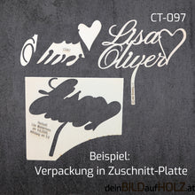 Lade das Bild in den Galerie-Viewer, Caketopper - 5-2 Hochzeit 1-B