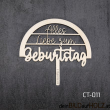 Lade das Bild in den Galerie-Viewer, Caketopper - 1-3 Geburtstag 2-A