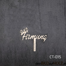 Lade das Bild in den Galerie-Viewer, Caketopper - 4-1 Firmung 1-A