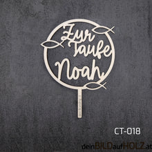 Lade das Bild in den Galerie-Viewer, Caketopper - 2-4 Taufe 2-B