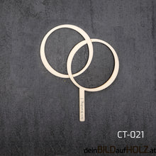 Lade das Bild in den Galerie-Viewer, Caketopper - 5-3 Hochzeit 2-A