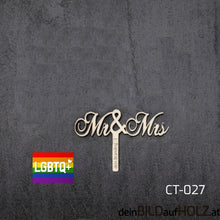 Lade das Bild in den Galerie-Viewer, Caketopper - 5-1 Hochzeit 1-A