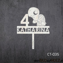 Lade das Bild in den Galerie-Viewer, Caketopper - 1-4 Geburtstag 2-B