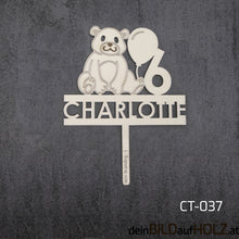 Lade das Bild in den Galerie-Viewer, Caketopper - 1-4 Geburtstag 2-B