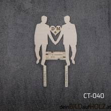 Lade das Bild in den Galerie-Viewer, Caketopper - 5-4 Hochzeit 2-B