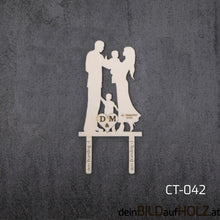 Lade das Bild in den Galerie-Viewer, Caketopper - 5-4 Hochzeit 2-B