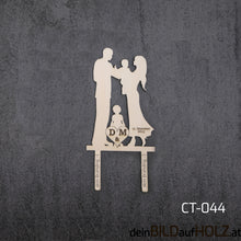 Lade das Bild in den Galerie-Viewer, Caketopper - 5-4 Hochzeit 2-B