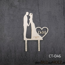 Lade das Bild in den Galerie-Viewer, Caketopper - 5-4 Hochzeit 2-B
