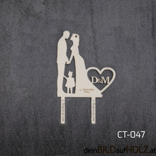 Lade das Bild in den Galerie-Viewer, Caketopper - 5-4 Hochzeit 2-B