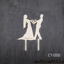 Lade das Bild in den Galerie-Viewer, Caketopper - 5-4 Hochzeit 2-B
