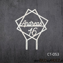 Lade das Bild in den Galerie-Viewer, Caketopper - 1-4 Geburtstag 2-B