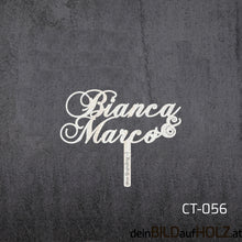 Lade das Bild in den Galerie-Viewer, Caketopper - 5-2 Hochzeit 1-B