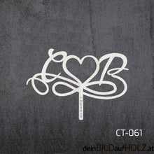 Lade das Bild in den Galerie-Viewer, Caketopper - 5-4 Hochzeit 2-B