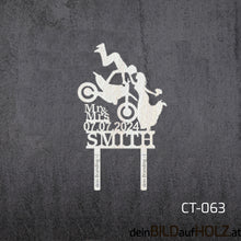 Lade das Bild in den Galerie-Viewer, Caketopper - 5-4 Hochzeit 2-B