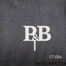 Lade das Bild in den Galerie-Viewer, Caketopper - 5-2 Hochzeit 1-B