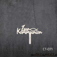 Lade das Bild in den Galerie-Viewer, Caketopper - 3-1 Kommunion 1-A