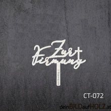 Lade das Bild in den Galerie-Viewer, Caketopper - 4-1 Firmung 1-A