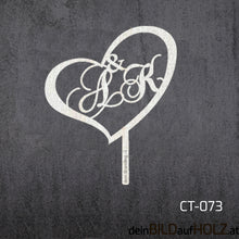 Lade das Bild in den Galerie-Viewer, Caketopper - 5-4 Hochzeit 2-B