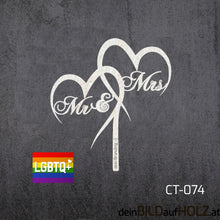 Lade das Bild in den Galerie-Viewer, Caketopper - 5-3 Hochzeit 2-A