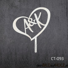 Lade das Bild in den Galerie-Viewer, Caketopper - 5-4 Hochzeit 2-B