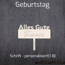 Lade das Bild in den Galerie-Viewer, Caketopper - 1-2 Geburtstag 1-B