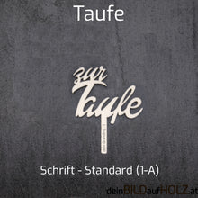 Lade das Bild in den Galerie-Viewer, Caketopper - 2-1 Taufe 1-A