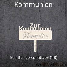 Lade das Bild in den Galerie-Viewer, Caketopper - 3-2 Kommunion 1-B