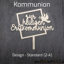 Lade das Bild in den Galerie-Viewer, Caketopper - 3-3 Kommunion 2-A