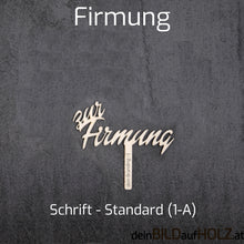 Lade das Bild in den Galerie-Viewer, Caketopper - 4-1 Firmung 1-A