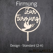 Lade das Bild in den Galerie-Viewer, Caketopper - 4-3 Firmung 2-A