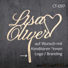 Lade das Bild in den Galerie-Viewer, Caketopper - 5-2 Hochzeit 1-B