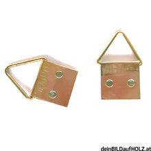 Lade das Bild in den Galerie-Viewer, Bild auf Holz zum Aufhängen - Wandhaken aus Messing der auf der Rückseite vom Bild befestigt werden kann