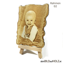 Lade das Bild in den Galerie-Viewer, dein Bild auf Holz mit Staffelei