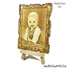 Lade das Bild in den Galerie-Viewer, dein Bild auf Holz mit Staffelei