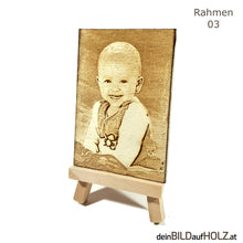 Lade das Bild in den Galerie-Viewer, dein Bild auf Holz mit Staffelei