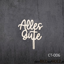 Lade das Bild in den Galerie-Viewer, Caketopper - 1-1 Geburtstag 1-A
