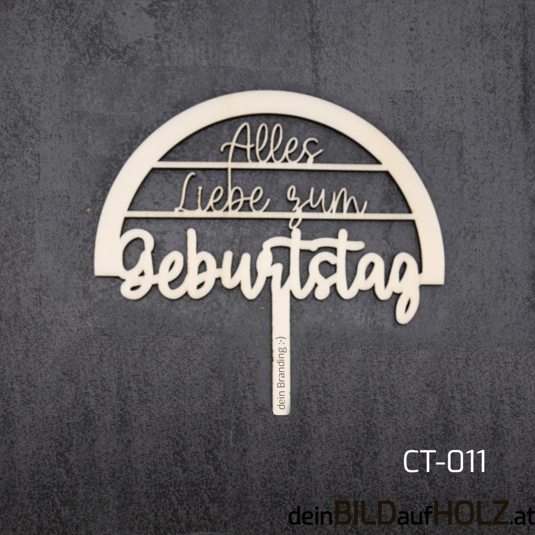 Caketopper - 1-3 Geburtstag 2-A