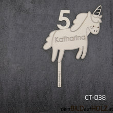 Lade das Bild in den Galerie-Viewer, Caketopper - 1-4 Geburtstag 2-B
