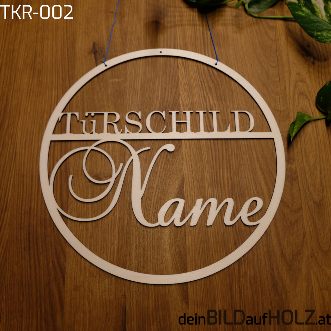 Türschild - Eingang