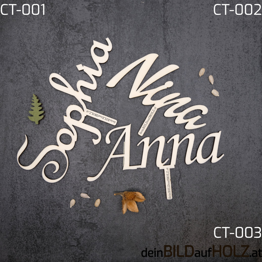 Caketopper - Individuell - Name