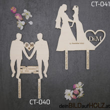 Lade das Bild in den Galerie-Viewer, Caketopper - Hochzeit
