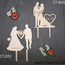 Lade das Bild in den Galerie-Viewer, Caketopper - Hochzeit
