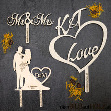 Lade das Bild in den Galerie-Viewer, Caketopper - Hochzeit
